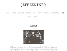 Tablet Screenshot of jeffzentnerbooks.com